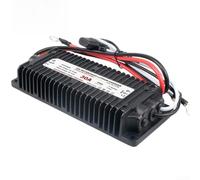 Sandyseptember Caricatore al litio Convertitore DC-DC 10-36V a 14.6V 30A IP65 Impermeabile Alta Efficienza Intelligente per CARICABATTERIA per sistemi 12V