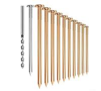 Sandyseptember Chiodi per uccidere alberi in rame da 10,2 cm, per una rimozione efficace di ceppi e radici, set da 20 pezzi, per giardino ed esterno