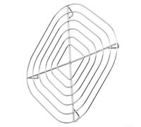 Sandyseptember Confezione da 2 griglie a vapore in acciaio inox per friggitrice ad aria, vassoi piccoli e grandi per FN101 e per Crispi Pro AS101(A)