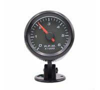 Sandyseptember Contagiri diesel da 52 mm, 0-6000 giri/min, 12 V, display a LED, per cruscotto dell'auto, con montaggio