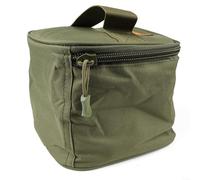 Sandyseptember Custodia per mulinello da pesca imbottita e impermeabile per serie da 500 a 10000 e mulinelli da baitcasting, con chiusura a cerniera e tessuto Oxford resistente ai graffi (verde)