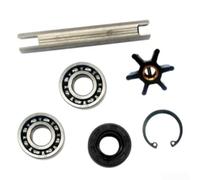 Sandyseptember Kit albero girante pompa acqua per Volvo 1951422 compatibile con pompa Johnson 10-35157-1 per motori diesel Marine MD7A/MD7B/MD11C/MD11D/MD5A/MD5B/MD5C/MD6B