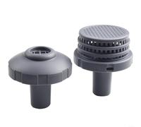 Sandyseptember Kit di collegamento per ingresso e uscita piscina per tubi Intex da 32 mm con ugello di ingresso a rete e connettore filtro per un facile set di piscine fuori terra