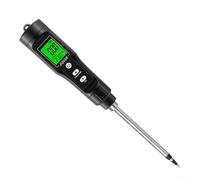 Sandyseptember Misuratore di temperatura digitale del suolo con display LCD, sonda impermeabile IP67 per test di piante da giardino (cavo di prolunga)