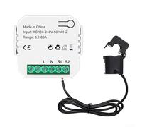 Sandyseptember Monitor 80A di potere di WiFi in tempo reale con notifiche astute automatizzate e statistiche dettagliate sull'utilizzo dell'elettricità per il monitoraggio e la gestione dell'energia