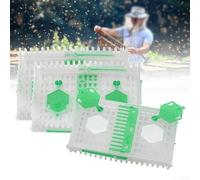Sandyseptember per apicoltura Queen Catcher strumento plastica lunga durata | Struttura in plastica di lunga durata, antiruggine, sicura per le regine, dimensioni 107 x 68 mm, facile posizionamento del