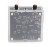 Sandyseptember per Mini per Tesla Coil Speaker Carillon Wireless Music Box Elettrico Dispositivo Educativo Nero Oro Acrilico Decorazione da Tavolo 9x9x4cm per gli appassionati della scienza (UE Glod)