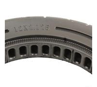 Sandyseptember Pneumatico in gomma solida da 12 pollici per bici elettrica 12x2 125 con modello e 6 strati valutazione per una maggiore resistenza e sicurezza su vari terreni 12 1/2x2 1/4