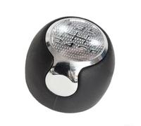 Sandyseptember Pomello del cambio in pelle per MiTo 2008-2016, cambio manuale con copertura antipolvere (velocità 6R)