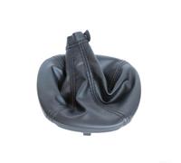 Sandyseptember Pomello del cambio in pelle per MiTo 2008-2016, cambio manuale con copertura antipolvere (copertura del cambio)