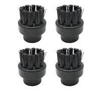 Sandyseptember Set di 4 spazzole per la pulizia in filo di acciaio inossidabile progettate per pulitore a vapore Dupray per pulire efficacemente giunzioni, angoli, spazi ristretti in cucina e