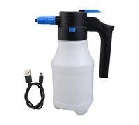 Sandyseptember Spruzzatore elettrico per auto in schiuma, 1,5 l, con pompa ricaricabile USB, per la pulizia della schiuma densa, kit portatile per il lavaggio dei veicoli