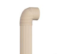 Sandyseptember Striscia isolante per tubi, in schiuma, 2 m x 8 cm, antigelo, per tubi dell'acqua all'aperto, aria condizionata e radiatore, riduce il rumore e la perdita di calore (beige)