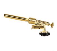 Sandyseptember Torcia a gas butano portatile, regolabile con controllo della fiamma, bruciatore per saldatura in metallo, per cucinare all'aperto, campeggio