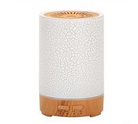 Sandyseptember Umidificatore USB con venature del legno e diffusore di aromi con funzionamento silenzioso, grande serbatoio d'acqua e luce notturna lenitiva per camera da letto, ufficio o sala yoga