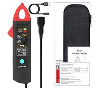 Sandyseptember UP1 Smart Clamp Meter 100A AC/DC Sonda di Corrente con Dual Range BNC Interfaccia Compatibile con Oscilloscopi, Nero