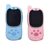 Sandyseptember Video portatile ricaricabile per walkie talkie confezione da 2 per bambini con ricarica rapida USB C e fino a 7 giorni in standby per un uso prolungato