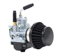 sanehou Carburatore Moto Compatibile con PHBG 17.5 19.5 21mm AD 4T 50-100cc Carburatore con Filtro dell'Aria Motore del Motociclo per Scooter Ciclomotori Accessori(19.5mm)