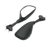 sanehou Specchietti Laterali Moto per Ninja per ZX-6RR 6R 636 2003 2004 2 Pz Nero Moto Vista Laterale Posteriore Specchi Moto Specchietto Retrovisore Accessori