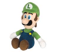 Sanei Super Mario AC02 All Star Collection Luigi - Peluche piccolo, 25,4 cm