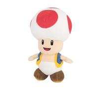 Sanei Super Mario All Star Collection 7.5" Toad Plush, Small