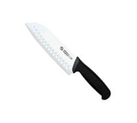 Sanelli A.- coltello santoku cm 18, 20 alveolata manico nero