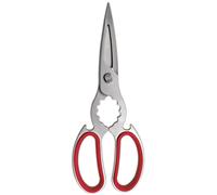 SANELLI AMBROGIO FORBICE CUCINA INOX SABBIATA CM 24 ROSSA