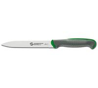 Sanelli Ambrogio Linea TECNA Colore Multiuso, Coltello Professionale dai Molteplici Usi. Manico Igienico ed Antiscivolo, Acciaio Inossidabile