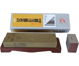 Sanelli Ambrogio, Naniwa Chosera, Pietra Affilacoltelli Professionale, Grana #2000, per la Finitura di Coltelli per Pesce Crudo, Frutti di Mare, Verdura, Splash&Go, Supporto Incluso, Made in Japan