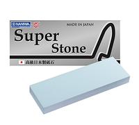 Sanelli Ambrogio, Naniwa Super Stone, Pietra Affilacoltelli Professionale, Grana Media #1000, Ideale per l'Affilatura di Coltelli Normali, con Alta Forza di Lucidatura, Splash&Go, Made in Japan