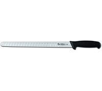 Sanelli Ambrogio Supra Coltello Salmone, Lama Alveolata, 32 cm, Acciaio Inox, Grigio