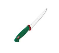 Sanelli Premana Professional Coltello da Filettare Pesce, Acciaio Inossidabile, Verde/Rosso, 16 cm