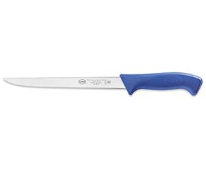 Sanelli Linea Skin, Coltello Filettare Pesce flex professionale cm.22, Acciaio inossidabile, Blu, Lunghezza lama 22 cm.