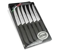 Sanelli Linea Skin Confezione Coltelli Costata Acciaio Inox