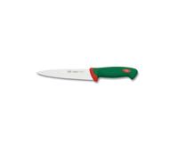 Sanelli Premana Professional Coltello per Scannare, Acciaio Inossidabile, Verde/Rosso, 31 x 3 x 4 cm