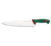 Sanelli Premana Professional Coltello Cucina, Acciaio Inossidabile, Verde/Rosso, 30 cm