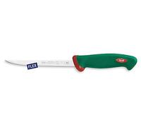 Sanelli Premana Professional Coltello da Filettare Pesce, Acciaio Inossidabile, Verde/Rosso, 16 cm