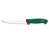 Sanelli Coltello Filettare Pesce Cm.18 Premana in Acciaio Inox Professionale, Manico con tecnologia antibatterica Verde e Rosso - multicolore acciaio inox 107618