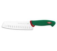 Coltello Giapponese Professionale Olivato Lama 18 Cm Manico Antiscivolo Verde Sanelli Premana