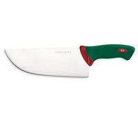 Sanelli Premana Professional Coltello Mezzo Colpo, Acciaio Inossidabile, Verde/Rosso, 42.5x3.0x10.5 cm