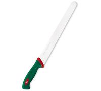 Sanelli Coltello Pane Cm.32 Premana in Acciaio Inox Professionale, Manico con tecnologia antibatterica Verde e Rosso - multicolore acciaio inox 302632