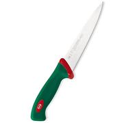 Sanelli Premana Professional Coltello per Scannare, Acciaio Inossidabile, Verde/Rosso, 31 x 3 x 4 cm