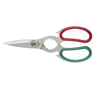 Sanelli Premana Professional Forbice Cucina, Acciaio Inossidabile, Verde/Rosso, 21.0x1.0x7.5 cm