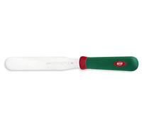 Sanelli Premana Professional Spatola Salsa, Acciaio Inossidabile, Verde/Rosso, 18 cm