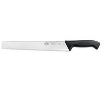 Sanelli Skin Coltello Cioccolato seghettato, Acciaio Inossidabile, Nero