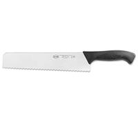 Sanelli Skin Coltello Cioccolato seghettato, Acciaio Inossidabile, Nero