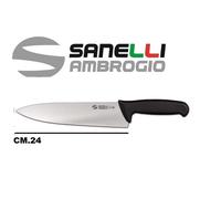 COLTELLO TRINCIANTE CUOCO SUPRA CM.24 INOX RISTO PROFESSIONALE AMBROGIO SANELLI