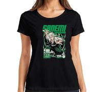 Sanemi Shinazugawa Demon Slayer Wind Hashira - Maglietta da donna con spada bianca, Nero , M