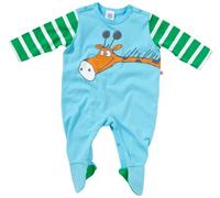 Sanetta 220819 - Pigiama intero con piedi, bambino, Blu (Blau (5685)), 74