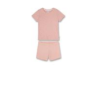 SANETTA Pigiama rosa / bianco, Taglia 116